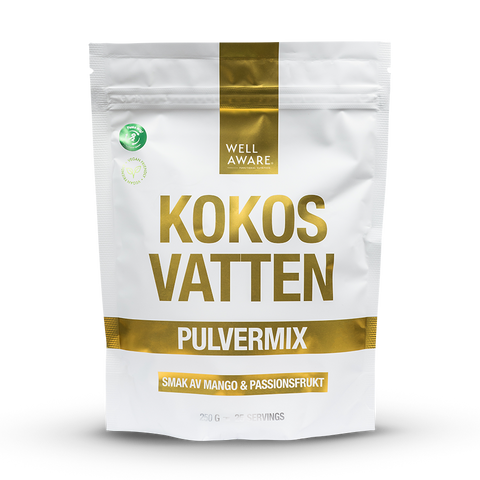 Kokosvatten Mango & Passionsfrukt - 250 gram