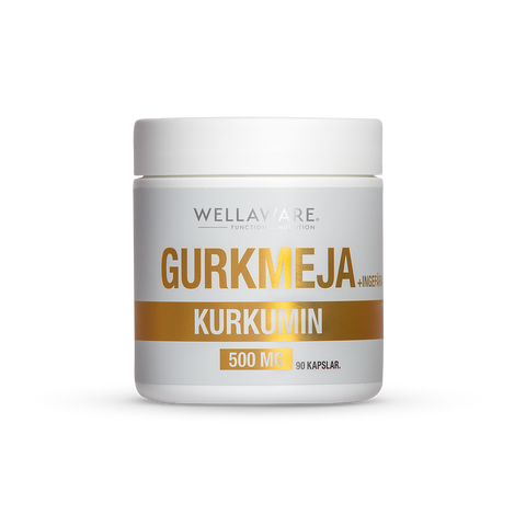 Gurkmeja + Ingefära Kapslar | Svensktillverkat | WellAware – WellAware.eu